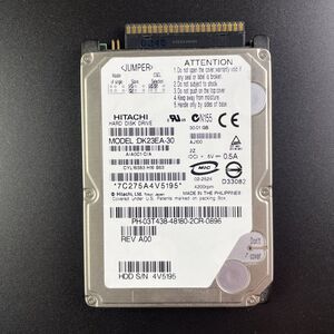 Hitachi Hard Drive 30GB IDE 2.5" Internal Laptop DK23EA-30 4200RPM
